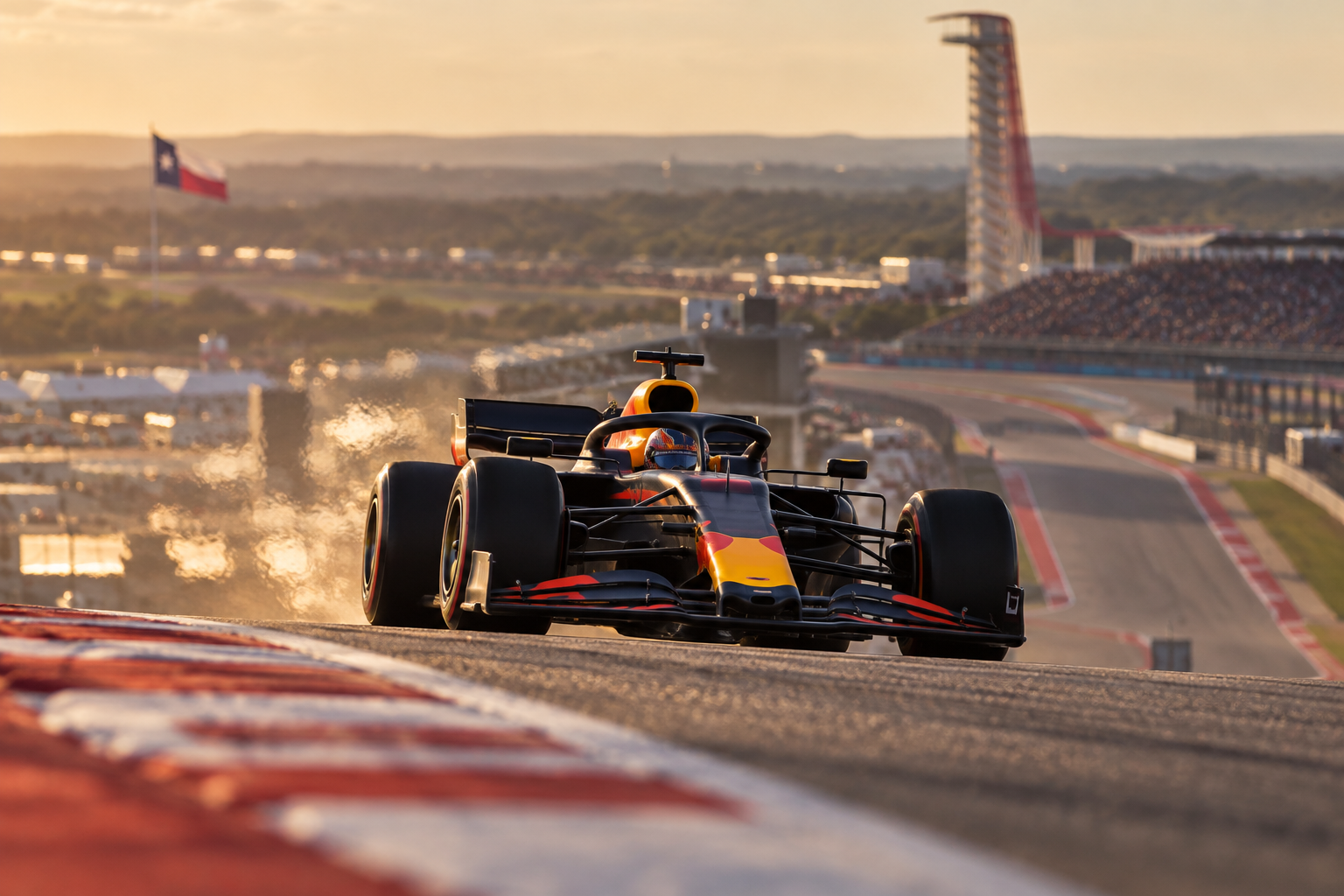 Max Verstappen baalt van hobbelig circuit in Austin maar mikt op nieuwe zege
