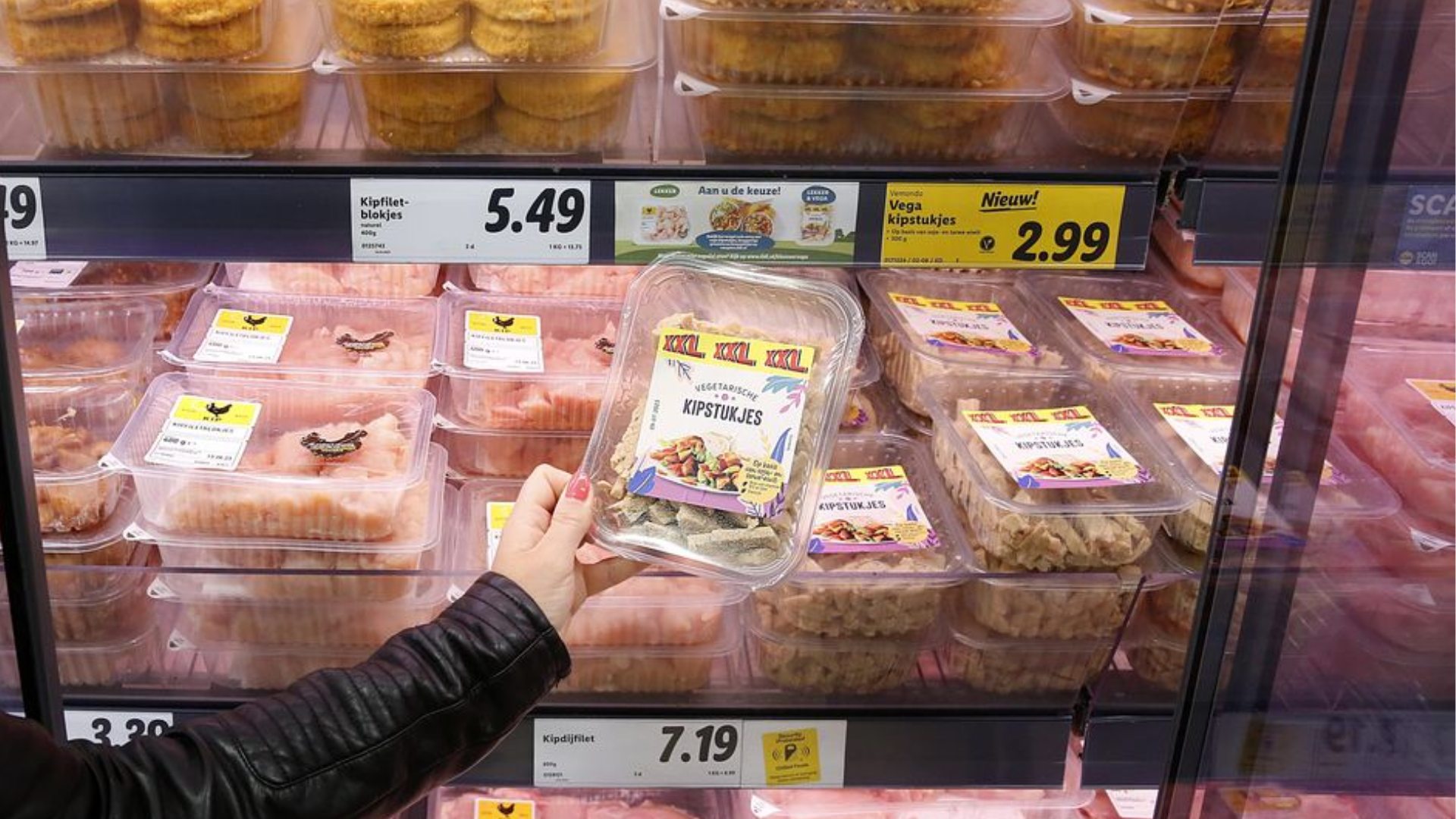 Lidl verwijdert vega vlees uit vleesschap, ondanks succesvolle proef