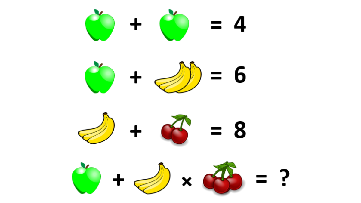 Welk getal moet op de plaats van het vraagteken staan? Bijna iedereen heeft het fout
