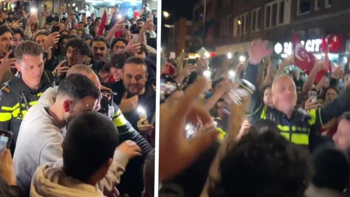 VIDEO: Turken massaal de straat op na winst tegen Oostenrijk