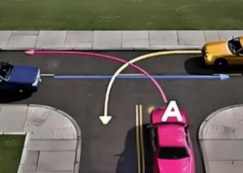 Raadsel: Welke auto mag eerst? 97% van alle mensen heeft het fout!
