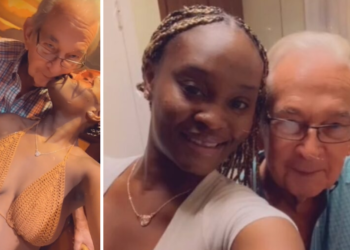 Vrouw (25) ontmoet liefde van haar leven (86) in wasserette: “Hij is 10 jaar ouder dan mijn opa”