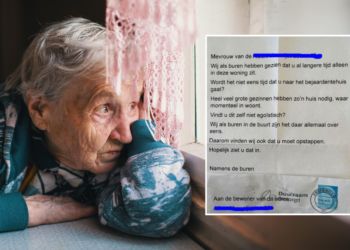 Vrouw (84) krijgt brief met bizarre vraag van buren: “Wordt het niet eens tijd dat u naar het bejaardentehuis gaat?”