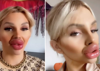 Vienna (26) heeft moeite met eten en drinken door extreem grote lippen: “Ik wil eigenlijk nog meer”