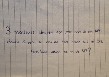 Logisch nadenken bij deze hersenkraker: Hoe lang zaten ze in de lift?