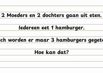 Moeilijk raadsel: Hoe kunnen er maar 3 hamburgers gegeten zijn?