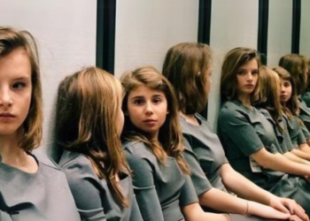 Hoeveel meisjes staan er nu echt op de foto? Het internet gaat los!