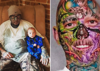 Brett is voor 98% getatoeëerd: “Ouders willen niets met me te maken hebben”