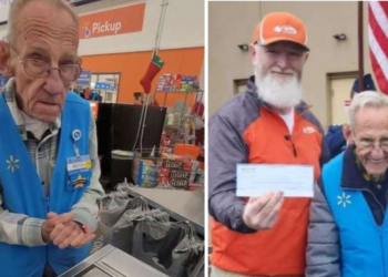 Man verzamelt meer dan 100.000 euro zodat 82-jarige supermarktmedewerker met pensioen kan gaan