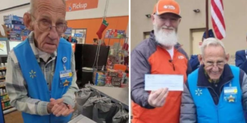 Man verzamelt meer dan 100.000 euro zodat 82-jarige supermarktmedewerker met pensioen kan gaan