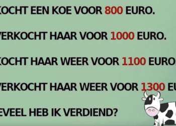 Slechts 1% weet het juiste antwoord te geven! Weet jij het goede antwoord?