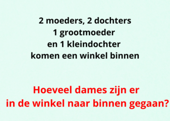 Test je IQ! Hoeveel vrouwen zijn de winkel binnengelopen?