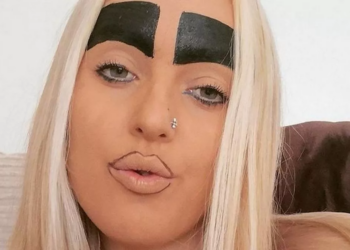 Moeder Sammie (27) heeft grootste wenkbrauwen ter wereld: “Anders zijn is mooi”