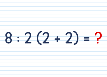 Mensen breken zich het hoofd over een rekensom die je op de middelbare school kreeg