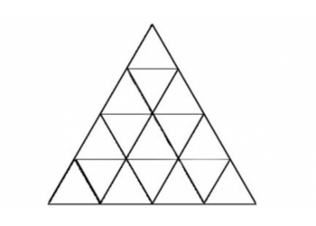 Een echte hersenkraker: Hoeveel driehoeken zie jij hier?