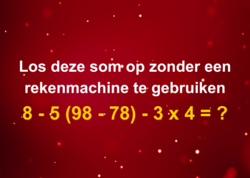 Raadsel van de dag: Terug naar school, zonder rekenmachine