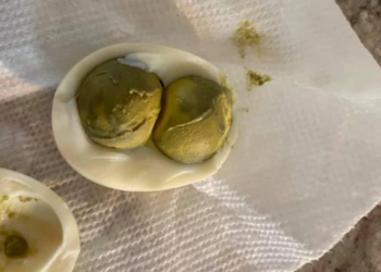 Dit is waarom je hardgekookte ei soms een groene rand krijgt (En op deze manier niet)