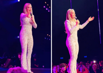 VIDEO: Hélène Hendriks steelt de show in een loeistrak en doorschijnend pak