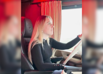 VIDEO: Volgers krijgen maar niet genoeg van Anne Wiendels: “De leukste vrachtwagenchauffeur van ons land”