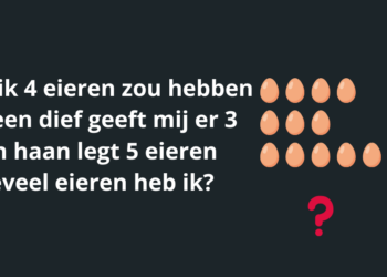 Kun jij dit raadsel oplossen? Bijna niemand heeft het antwoord juist!
