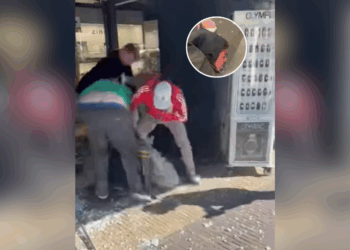 Heftige beelden: omstanders werken overvaller van juwelier in Zaandam tegen de grond