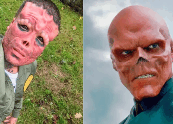 Henry (33) uit Brabant heeft één doel: eruitzien als een levensecht doodshoofd