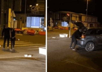 Ophef na video waarin vader rellende zoon aan zijn oor mee naar huis sleept – Gaat dit te ver?