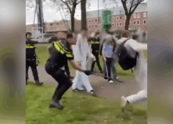 Ophef over politie die (te) hard ingreep bij een examenstunt: “Mijn kinderen zijn bij de politie niet veilig?”