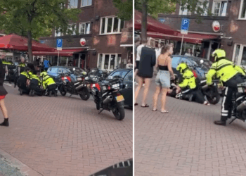 Aanhouding loopt compleet uit de hand: tien agenten nodig voor schreeuwende vrouw