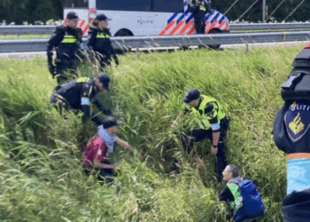 Politie maakt snel einde aan Extinction Rebellion-protest: meerdere activisten eindigen in de sloot