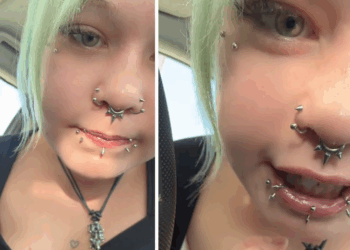 Vrouw weigert piercings te verwijderen voor werk in snackbar: “Waarom zou ik dat doen?” (Video)