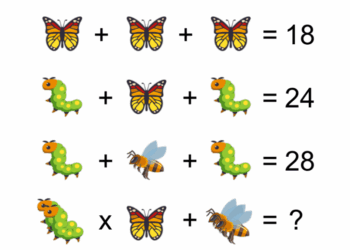 Wie denkt dit raadsel op te kunnen lossen? Veel mensen komen niet op het juiste antwoord!