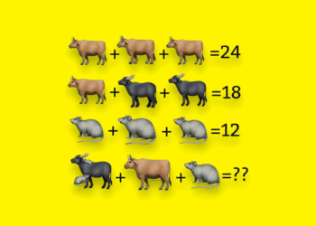 Welk getal hoort op de plek van de vraagtekens? Dit raadsel test je logisch denken!