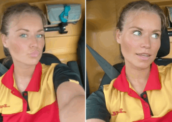 DHL-bezorgster Naomi verovert het internet – iedereen praat over haar