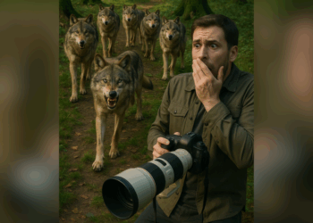Ongelooflijk: fotograaf komt oog in oog met 7 wolven op de Veluwe