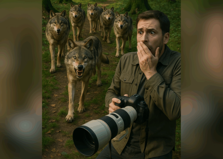 Ongelooflijk: fotograaf komt oog in oog met 7 wolven op de Veluwe