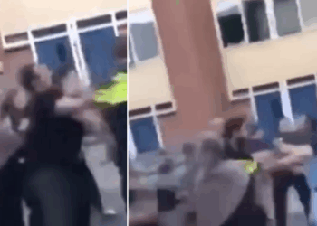 ZIEN: agent pikt intimidatie niet langer en laat zien wie de baas is