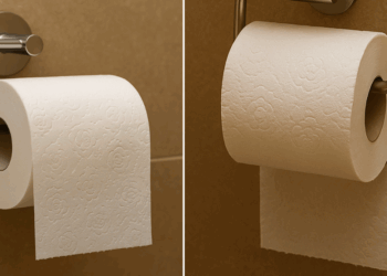 De manier waarop jij je wc-rol ophangt zegt héél veel over je karakter