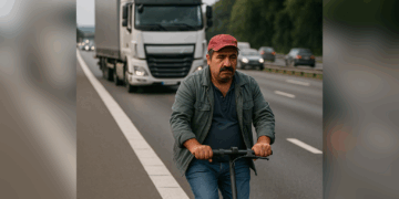 Politie haalt vrachtwagenchauffeur (55) op e-step van snelweg – de reden verbaast iedereen