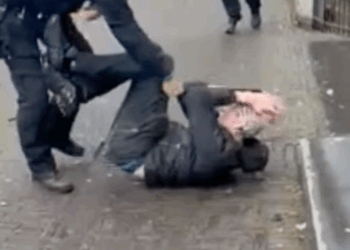 Steeds meer beelden opgedoken Malieveld: ‘Stoere’ relschopper schreeuwt het uit na rake beenveeg ME