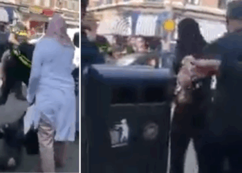 Agenten zijn er klaar mee: koppige vrouw met hoofddoek wil niet luisteren en wordt hard aangepakt in Utrecht