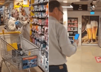 Supermarktactie loopt totaal anders: Gerrie wint minuut gratis winkelen doet iets wat niemand verwacht