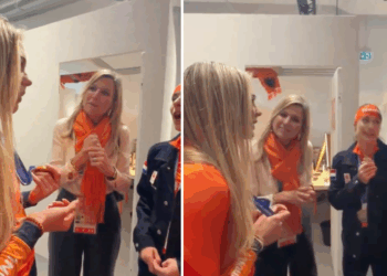 Gesprek tussen koningspaar en schaatssters Leerdam en Kok leidt tot opvallende reacties online