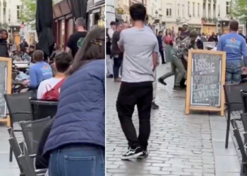 Afghaanse man veroorzaakt chaos op terras: glas vliegt door de lucht en situatie escaleert razendsnel